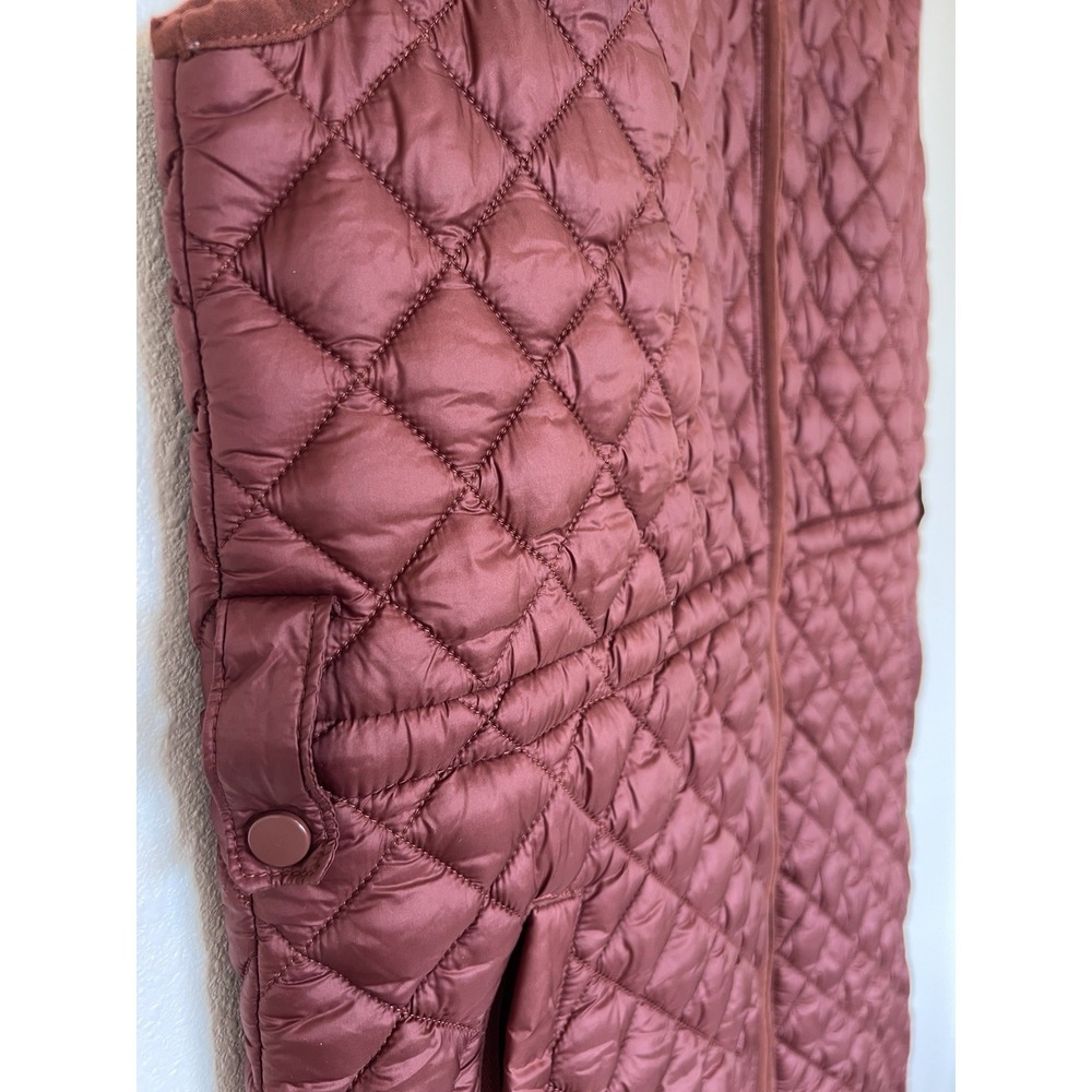 ATHLETA (L) Whisper Featherless Long Quilted Vest-Gorpcore-Insulated-Athleisure - Picture 3 of 15